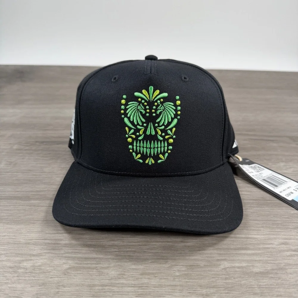 Adidas FIFA World Cup 26 Mexico Snapback Hat Skull Cap Black KH3836 Adjustable